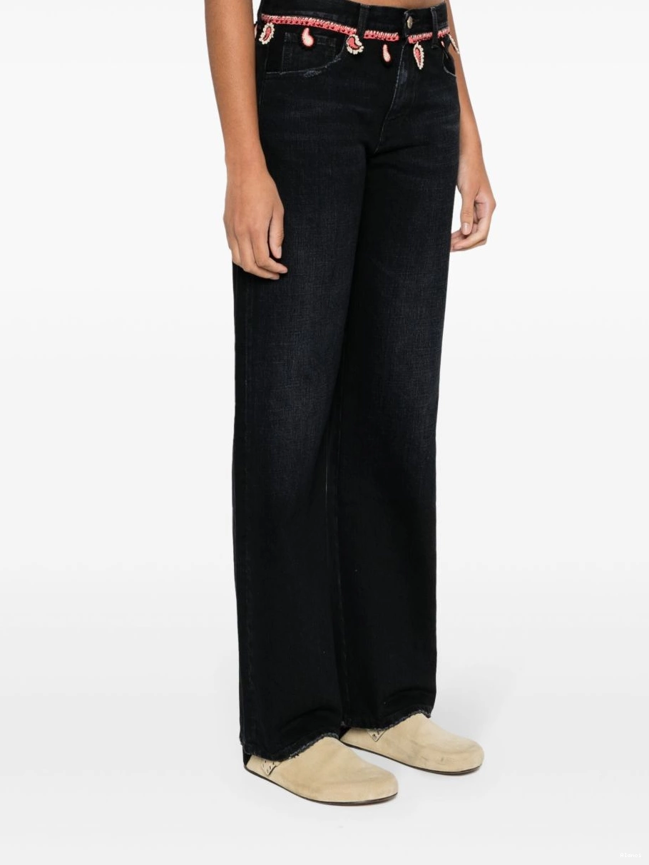 Affordable Alanui Inner straight-leg Energy jeans Women 0803